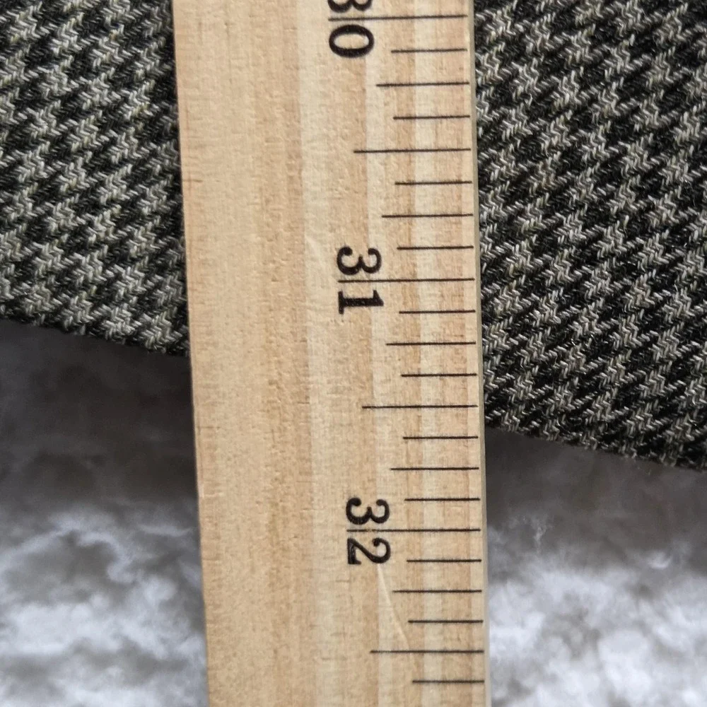 Vintage Lauren Ralph Lauren Blazer Mens 46 Brown Check Wool Tweed Sport Coat